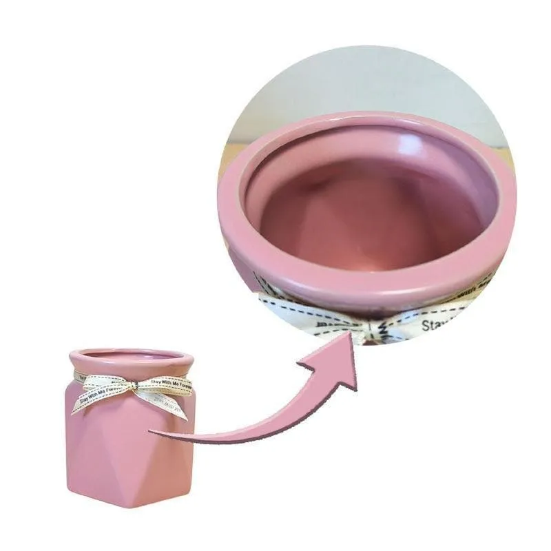 Quirky Contours Vase - Pink