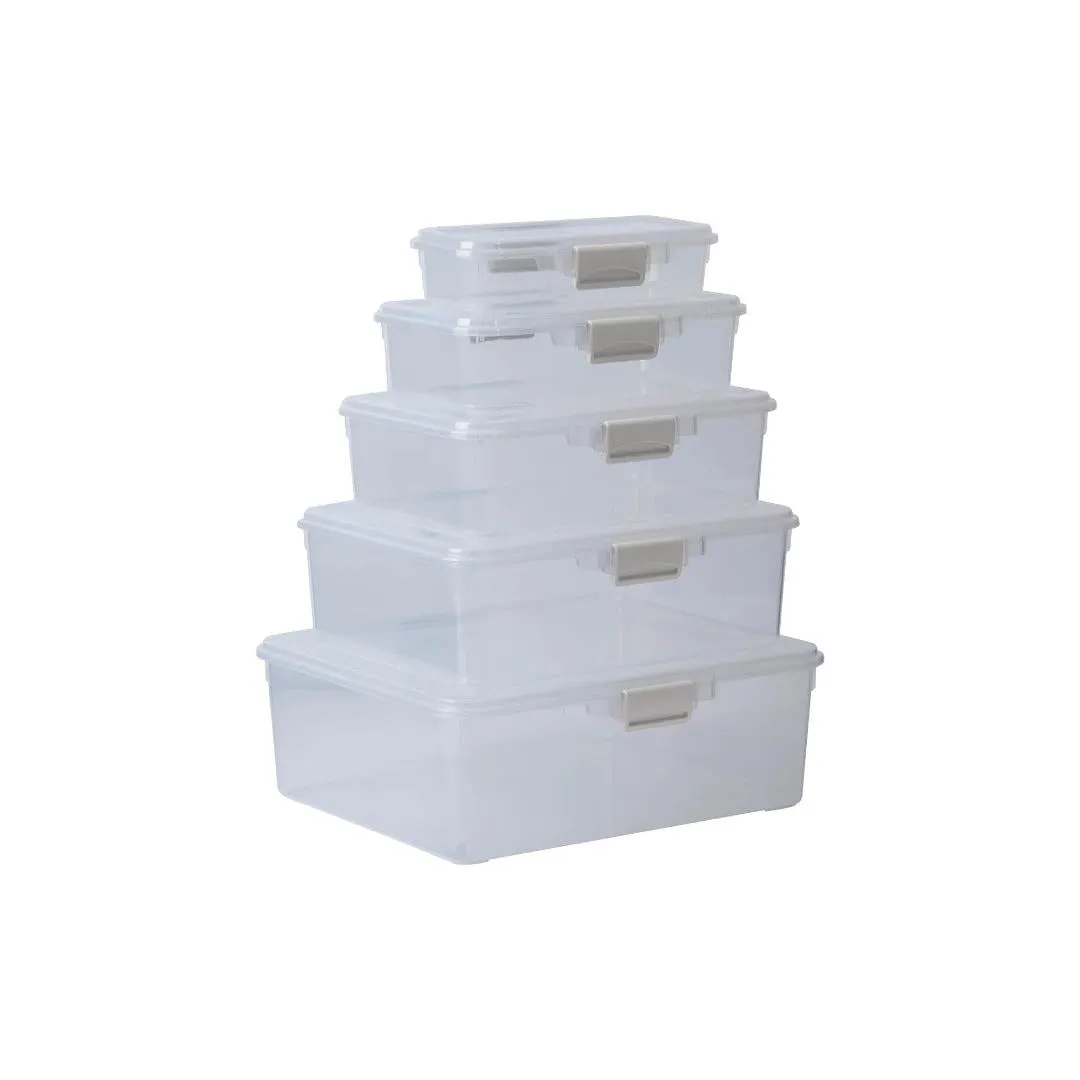 Regent Plastic Pinki Storage Storage Utility Container Box 3.7L 260x220x90mm