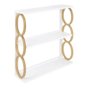 Ring Wooden 3-Tier Shelf