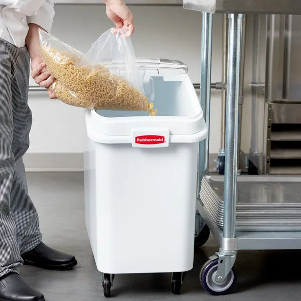 RUBBERMAID PROSAVE INGREDIENT STORAGE BIN - WHITE 26 GAL
