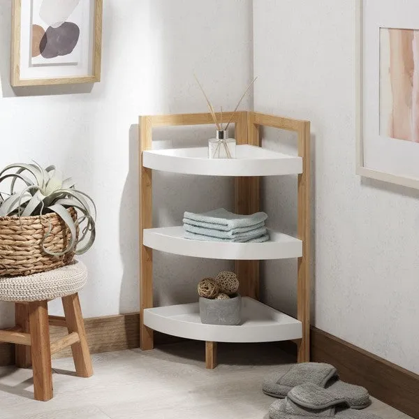 Safavieh Adler 3 Tier Corner Shelf, STG1914