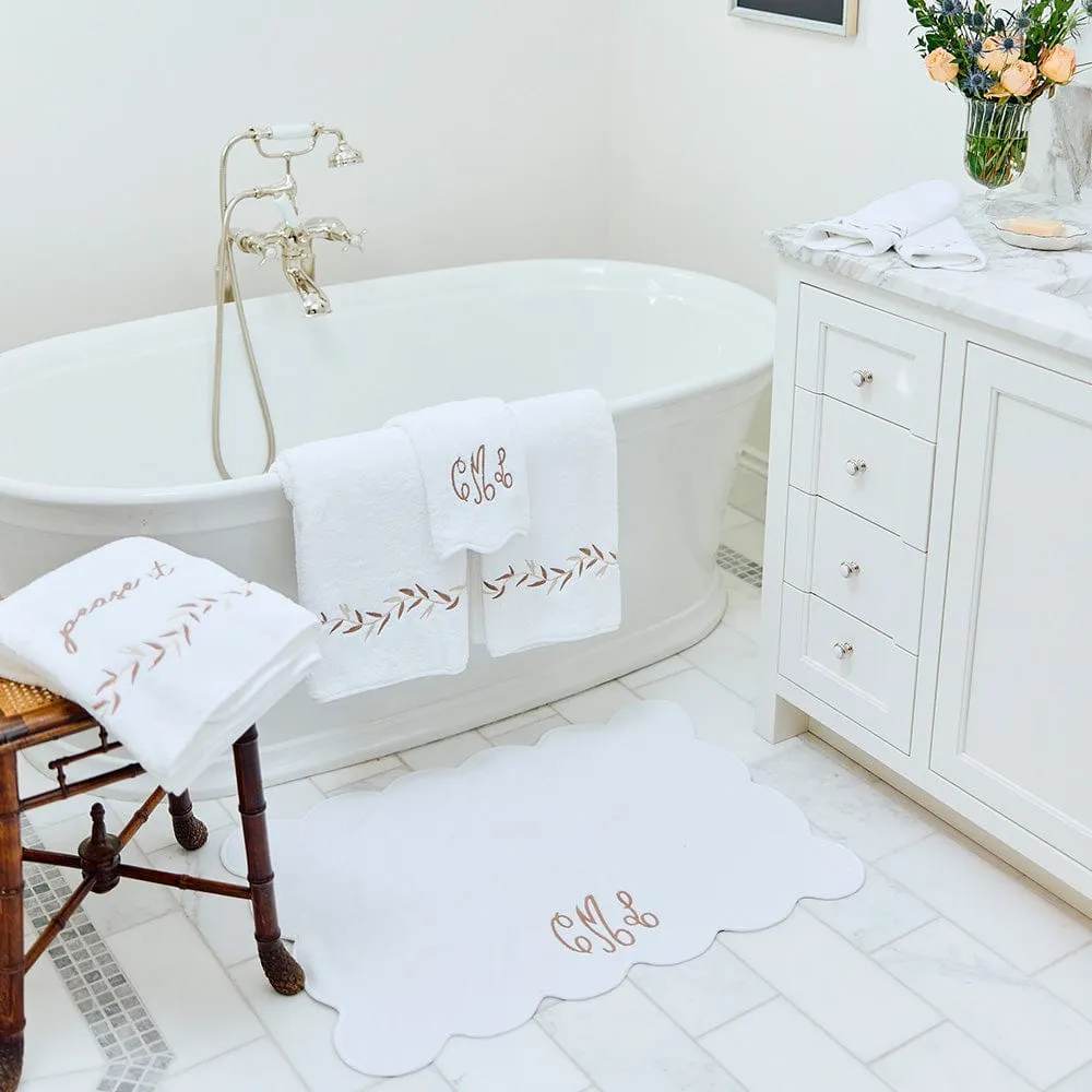 Scallop Bath Mat