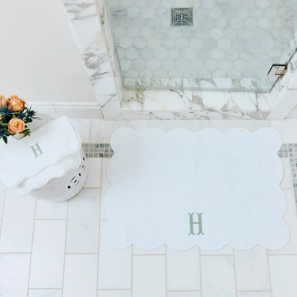 Scallop Bath Mat