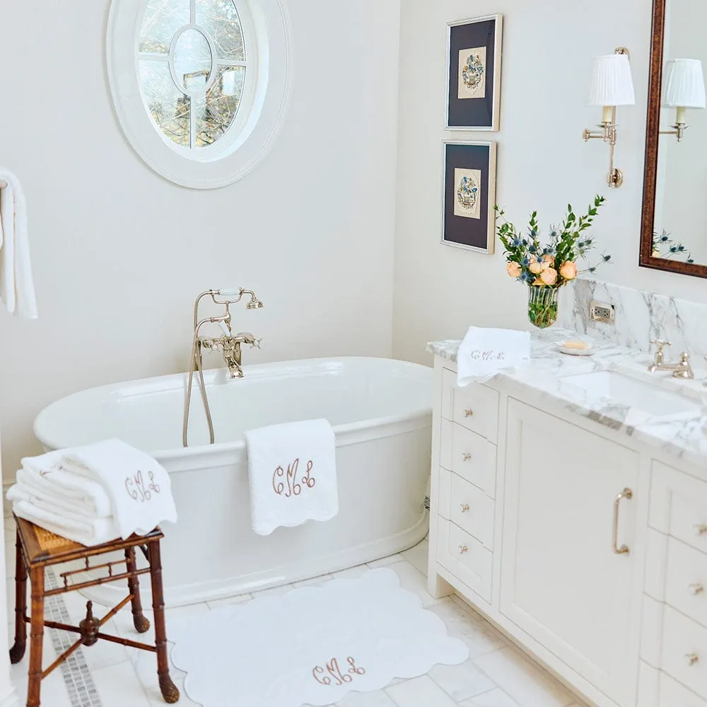 Scallop Bath Mat