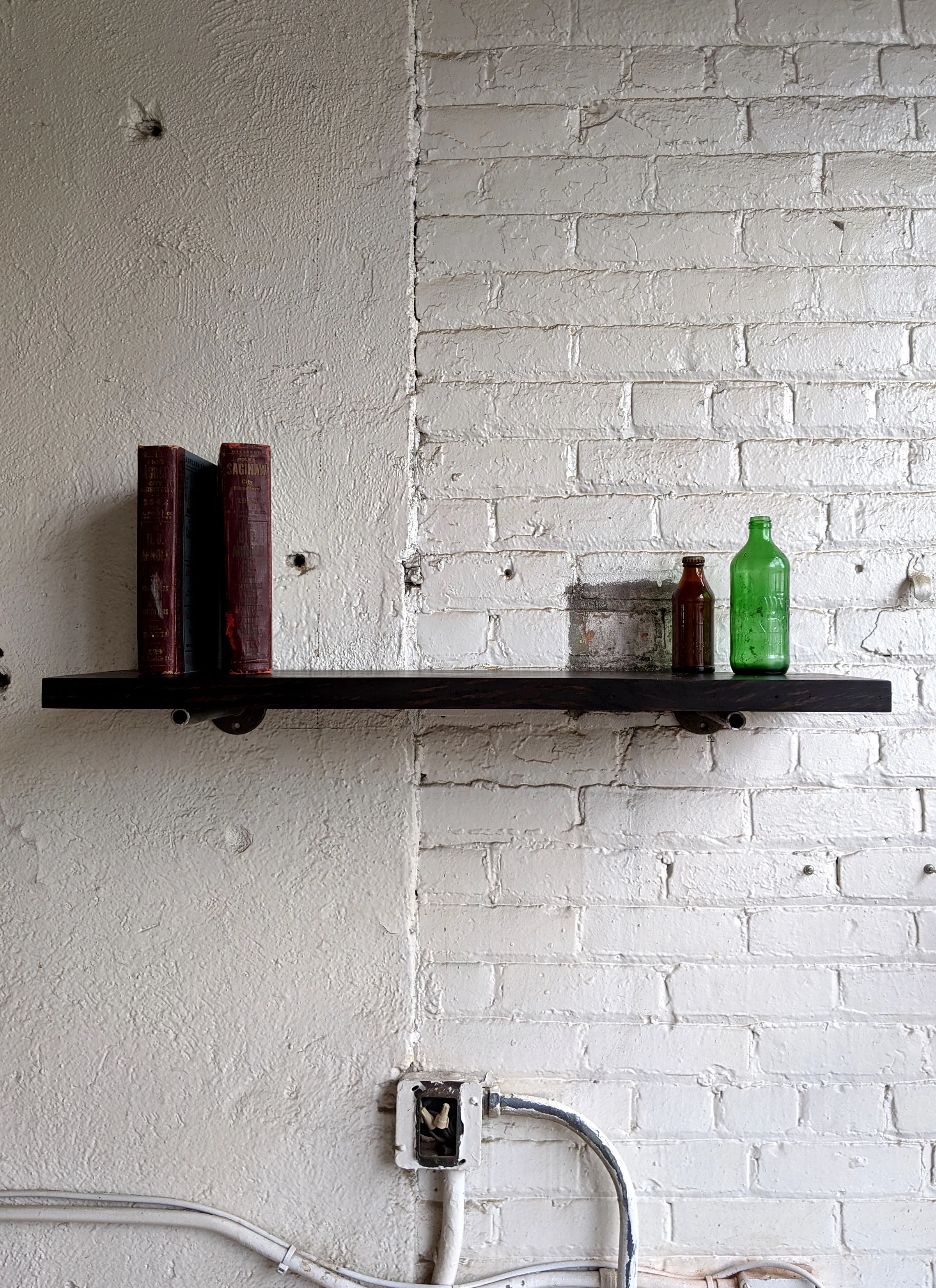 Smokehouse Reclaimed Wood Shelf