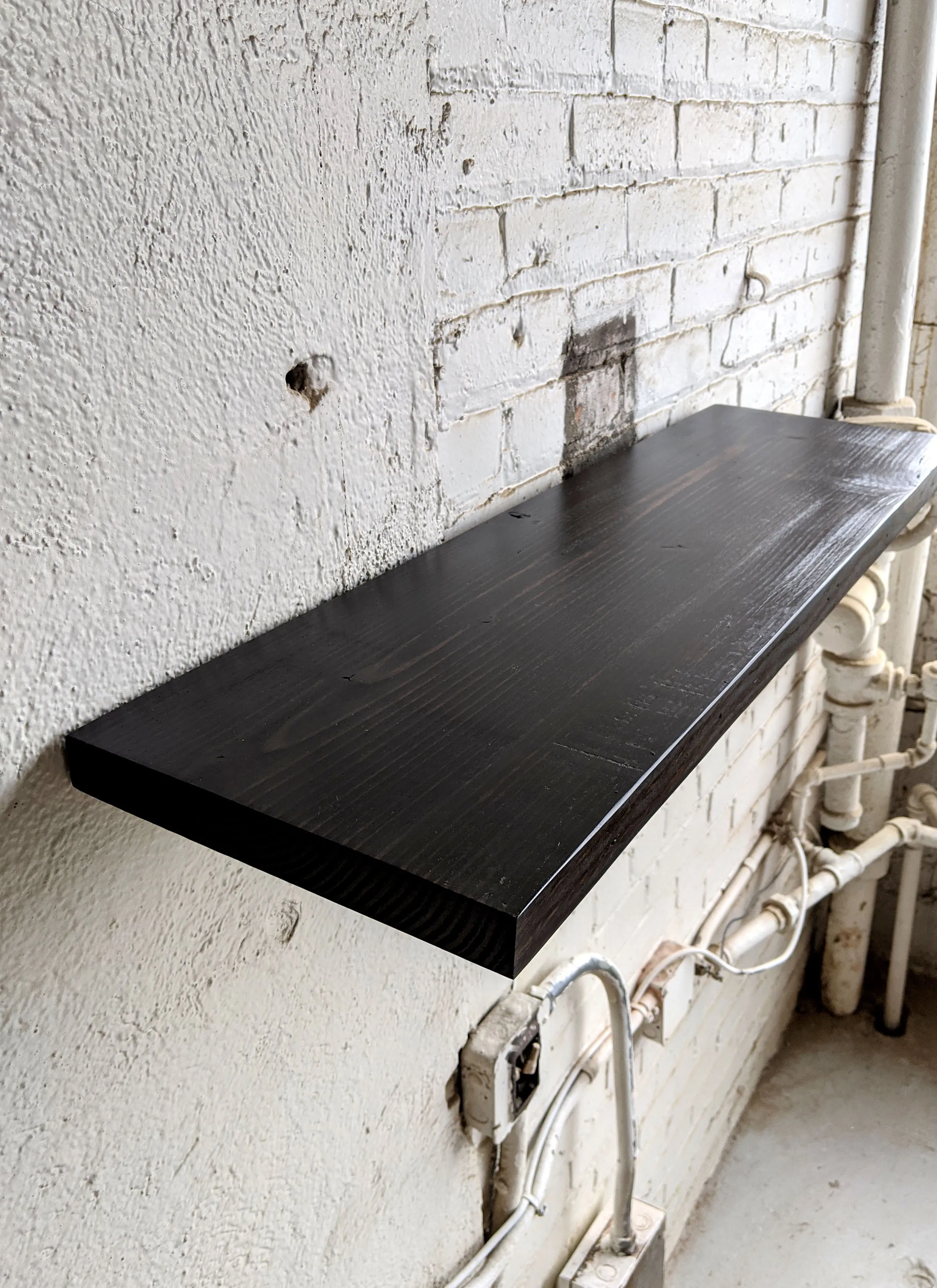 Smokehouse Reclaimed Wood Shelf