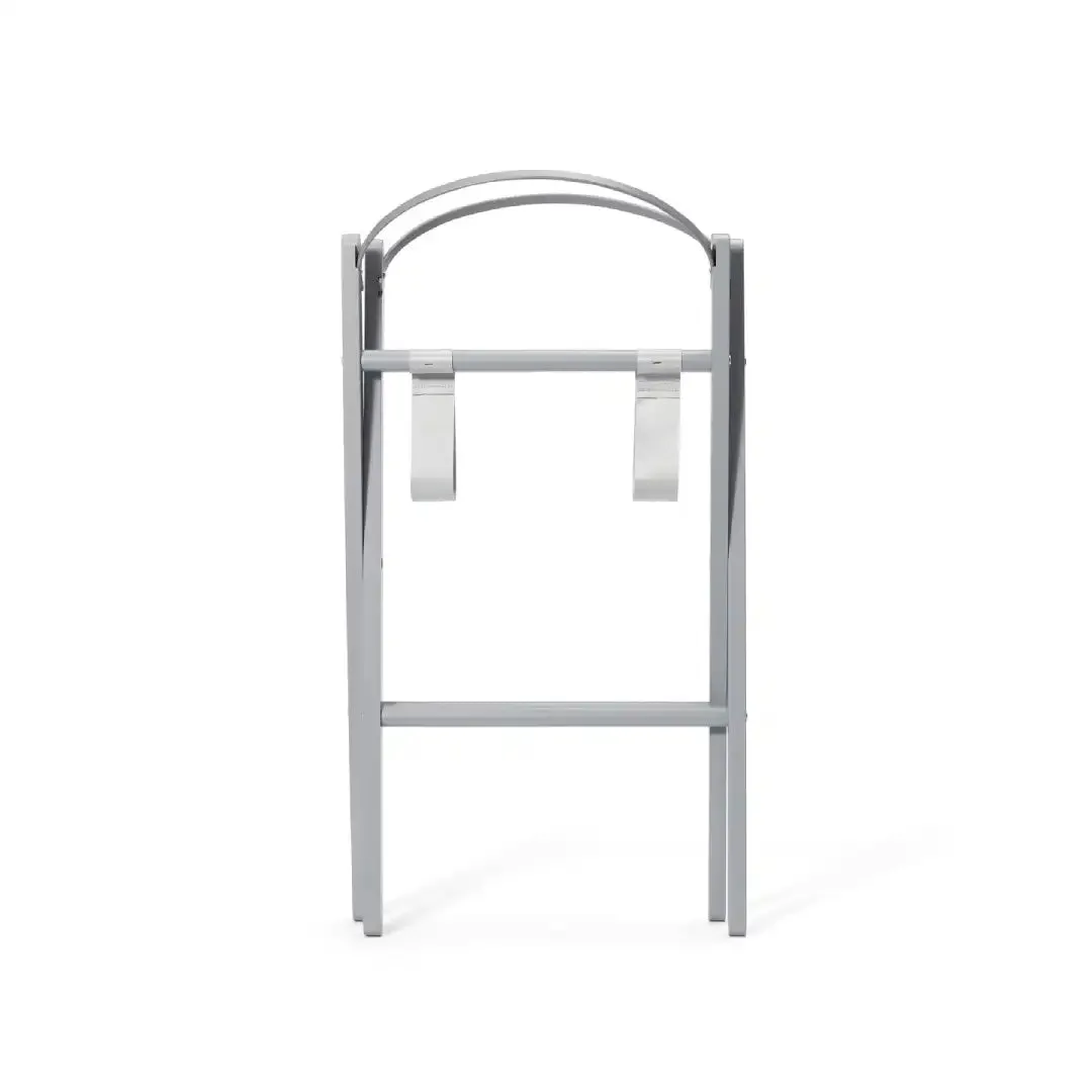 SnuzBaskit Light Grey Moses Basket & Dove Stand
