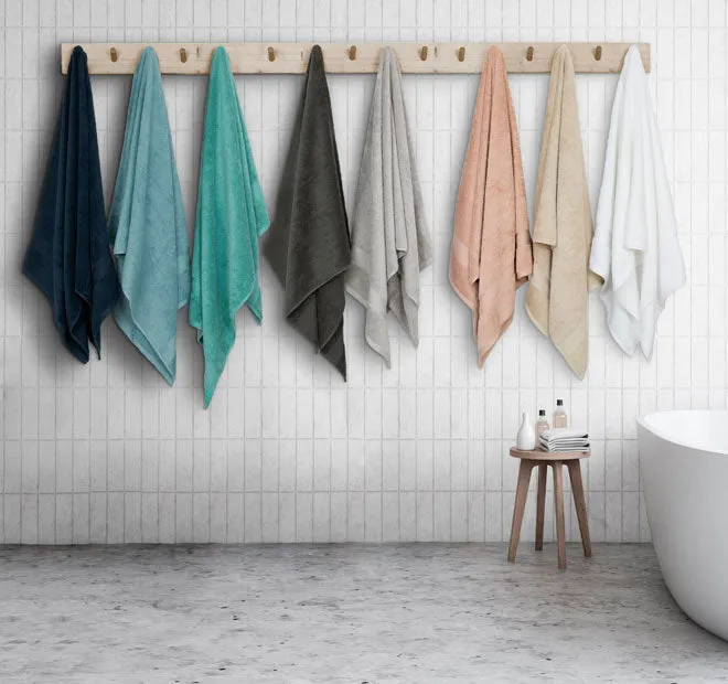 St Regis 5 Piece 600GSM Cotton Towel Set Mist