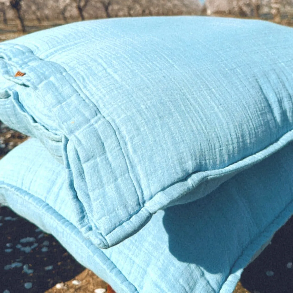 Standard 365 Muslin Cotton Pillow Shams (Set of 2)