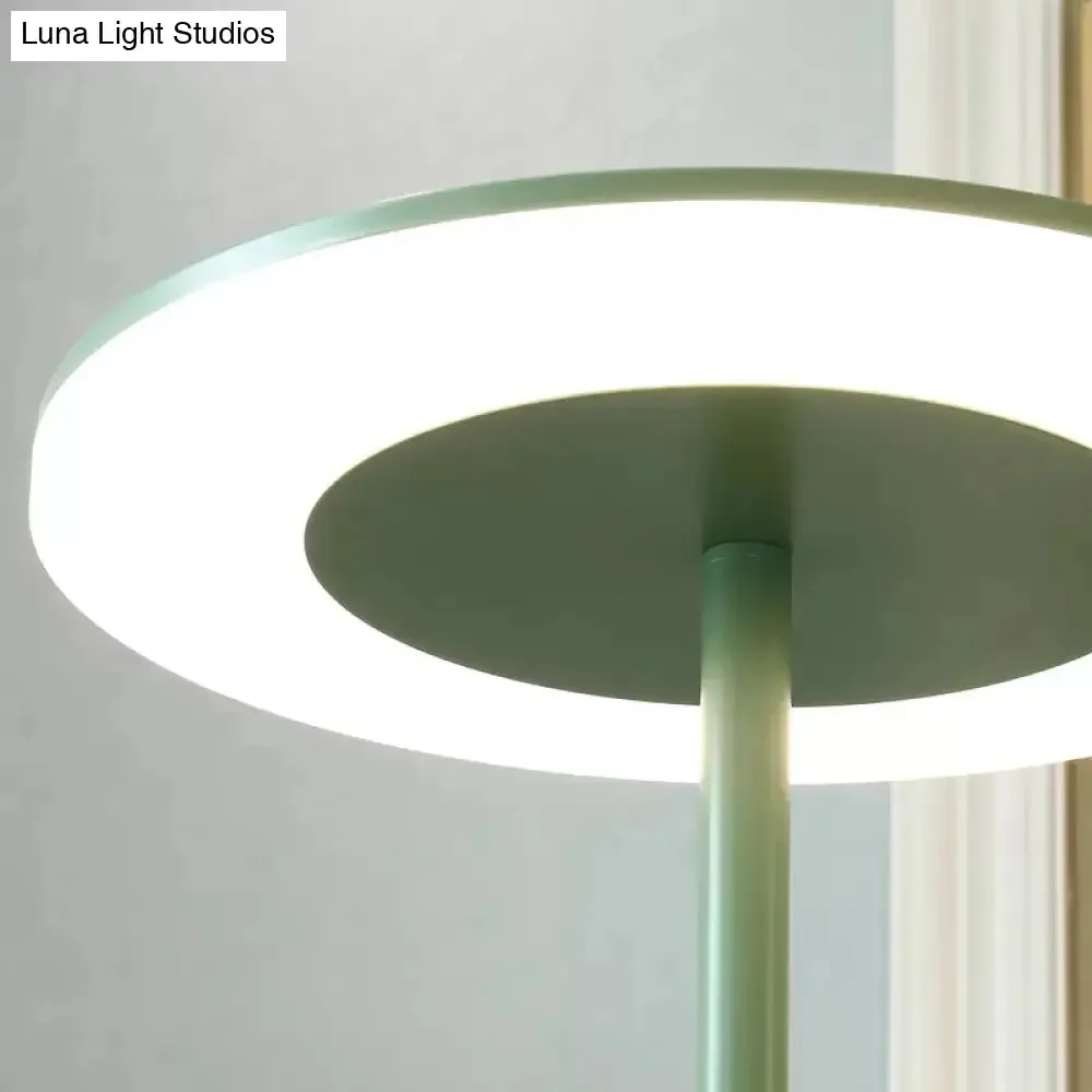 Stylish Nordic Metal Candy Colored Floor Lamp for Living Room