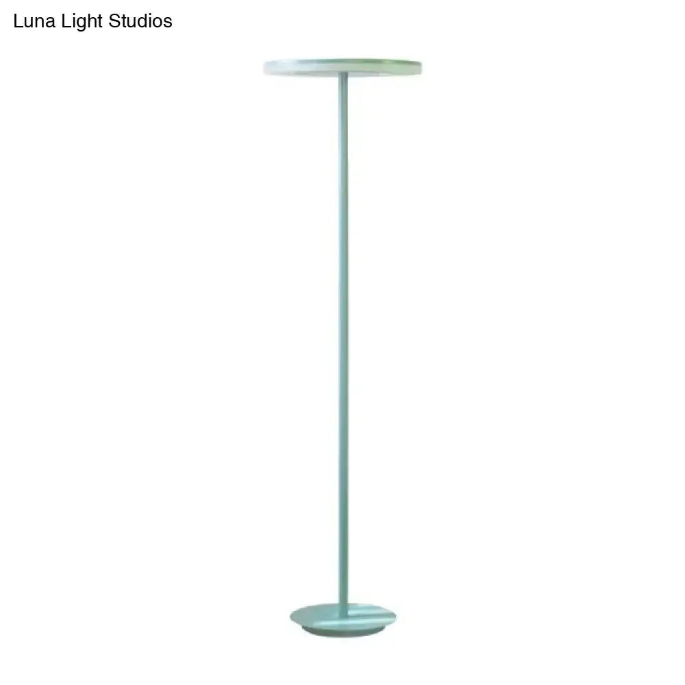 Stylish Nordic Metal Candy Colored Floor Lamp for Living Room