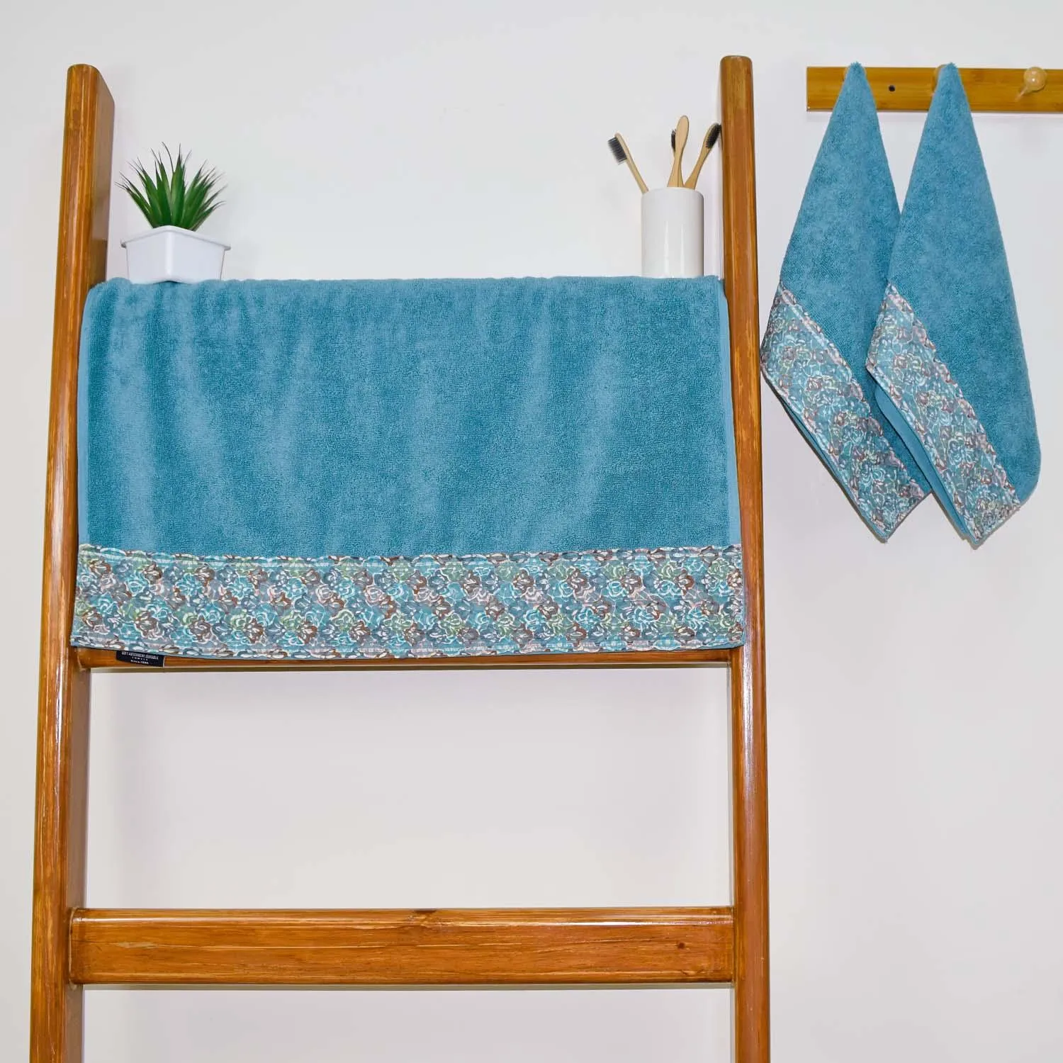 Sunshine 550 GSM Cotton Towel Set of 3 | Ultra Soft, Extra Absorbent Luxurious Towels