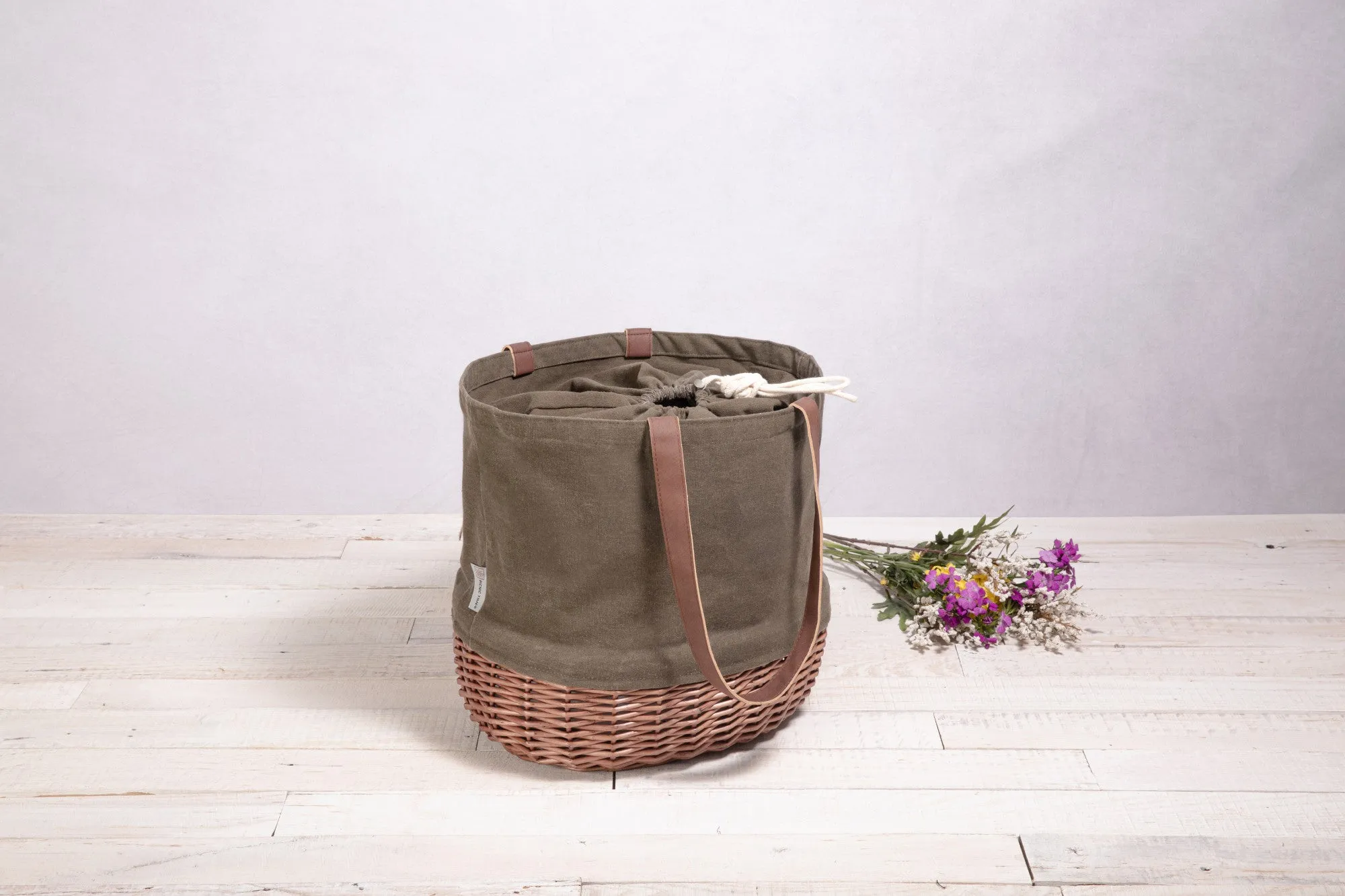 Toronto Blue Jays - Coronado Canvas and Willow Basket Tote