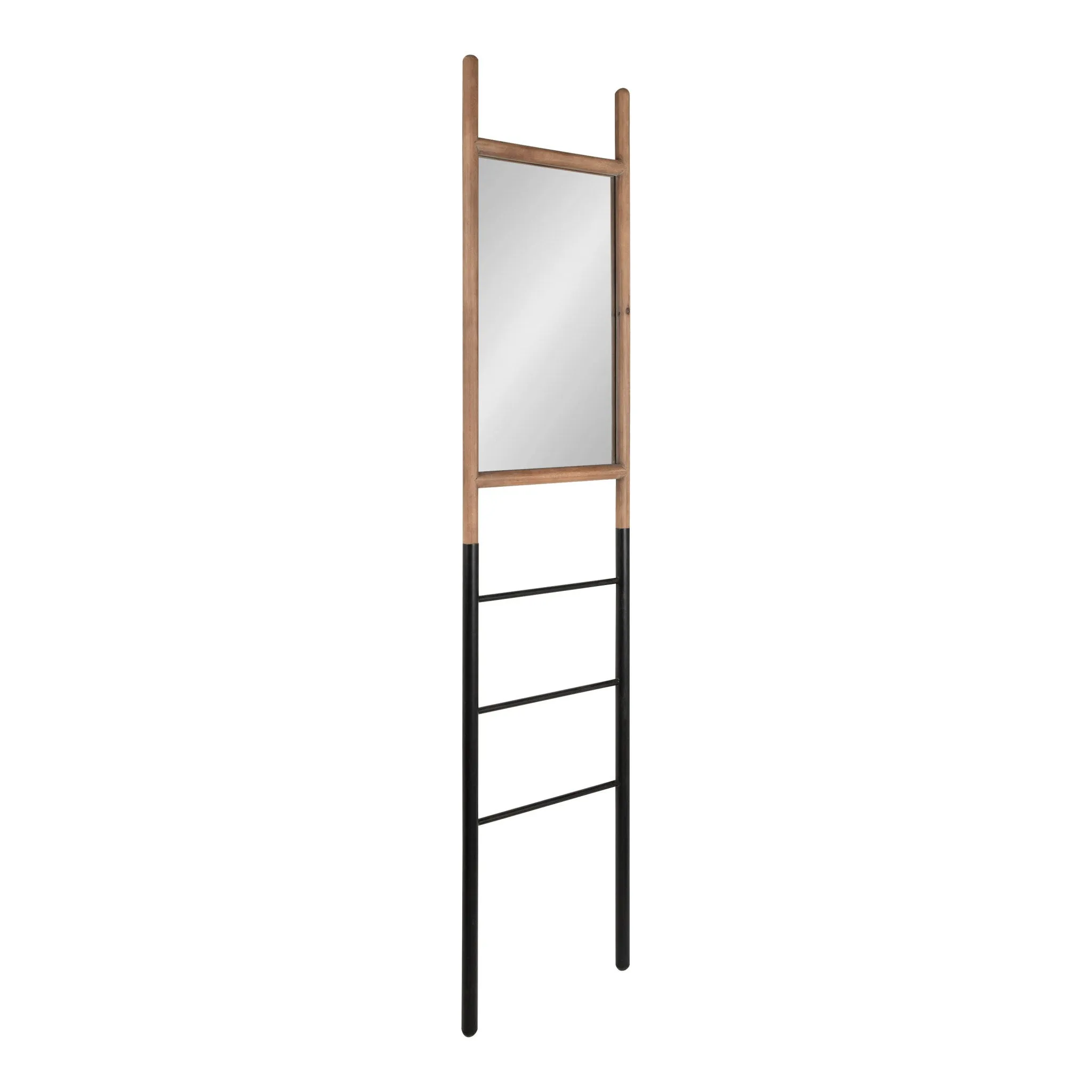 Trygg Rustic Leaning Ladder Mirror