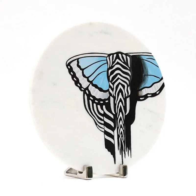 Tusked Majesty Marble Showpiece
