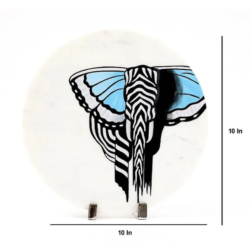 Tusked Majesty Marble Showpiece
