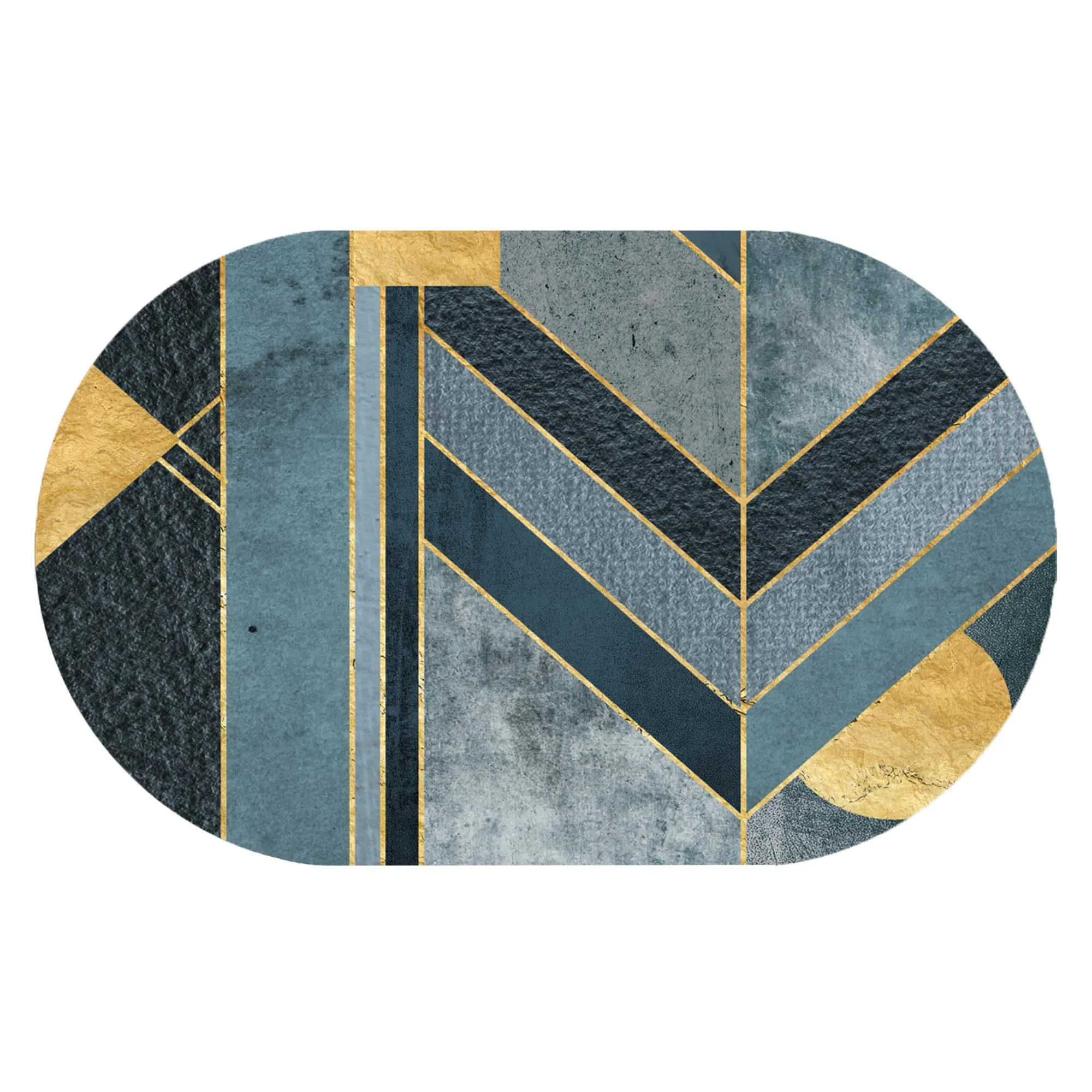UMAI Polyester Non-woven Felt Bathroom Mat (40*60cm) Bath Mat | Anti Skid Mat for Bathroom Floor | Bathroom Accessories | Bathroom Mats Water Soak | Non Slip Mat for Bathroom | Floor Mat (Multicolour)
