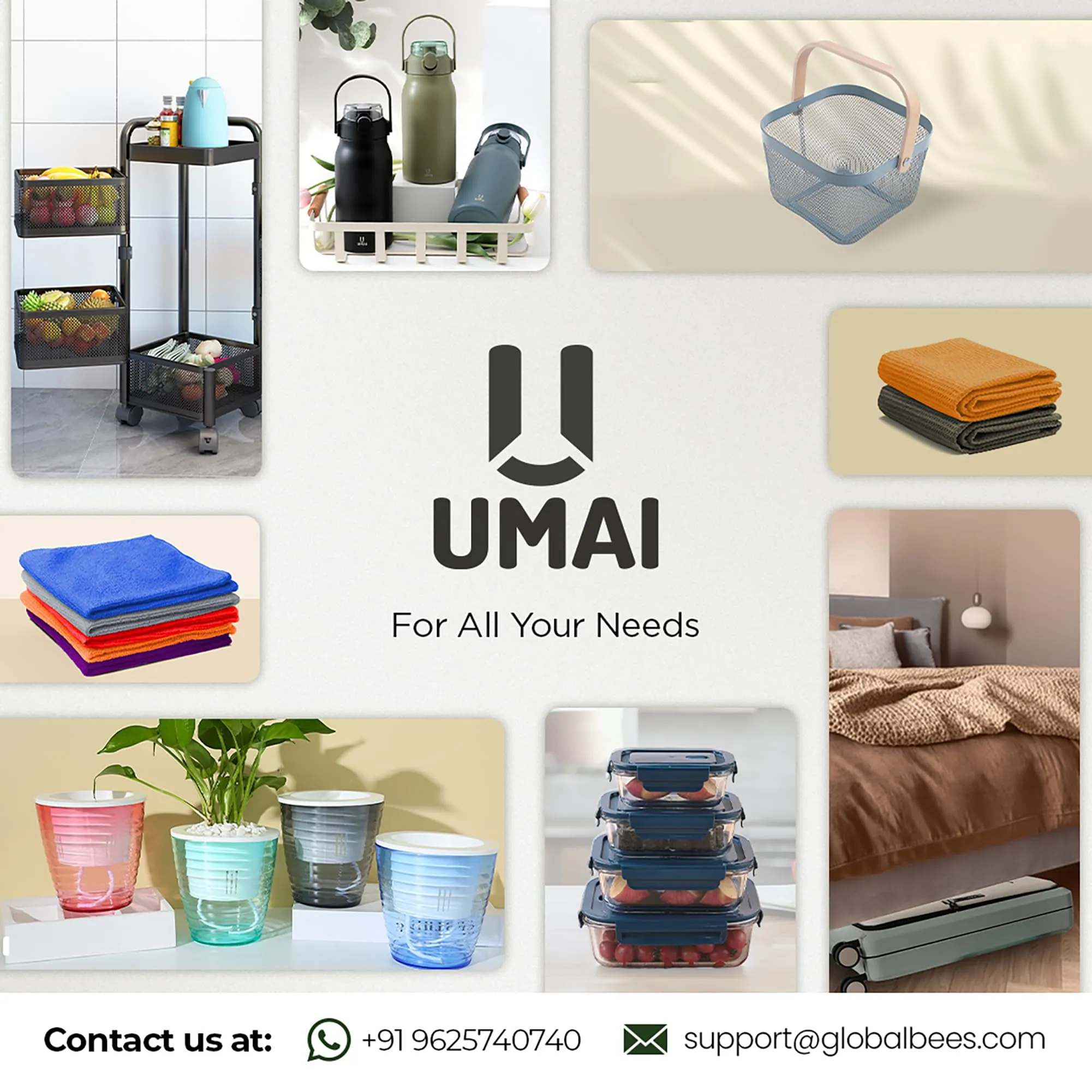UMAI Polyester Non-woven Felt Bathroom Mat (40*60cm) Bath Mat | Anti Skid Mat for Bathroom Floor | Bathroom Accessories | Bathroom Mats Water Soak | Non Slip Mat for Bathroom | Floor Mat (Multicolour)