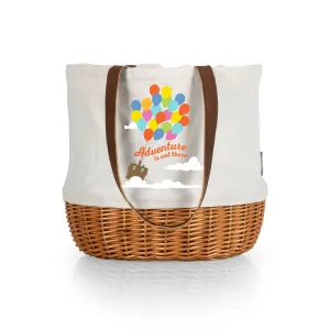 UP - Coronado Canvas and Willow Basket Tote