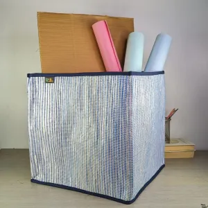 Upcycled Handwoven Collapsible Storage Basket Big (CSBB0424-010) PS_W