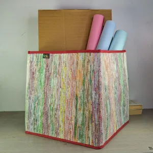 Upcycled Handwoven Collapsible Storage Basket Big (CSBB0424-016) PS_W