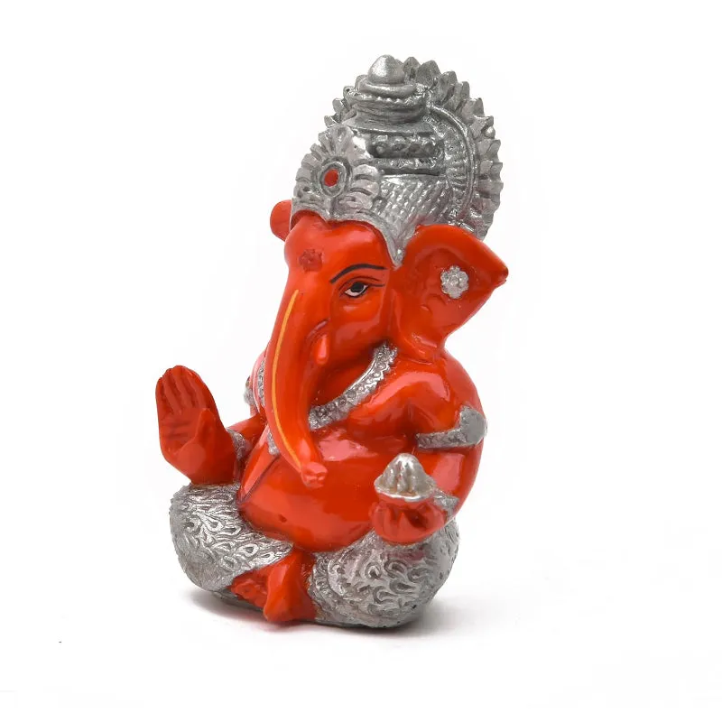 Vigneshwara Bless Idol  - Orange