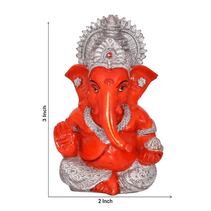 Vigneshwara Bless Idol  - Orange