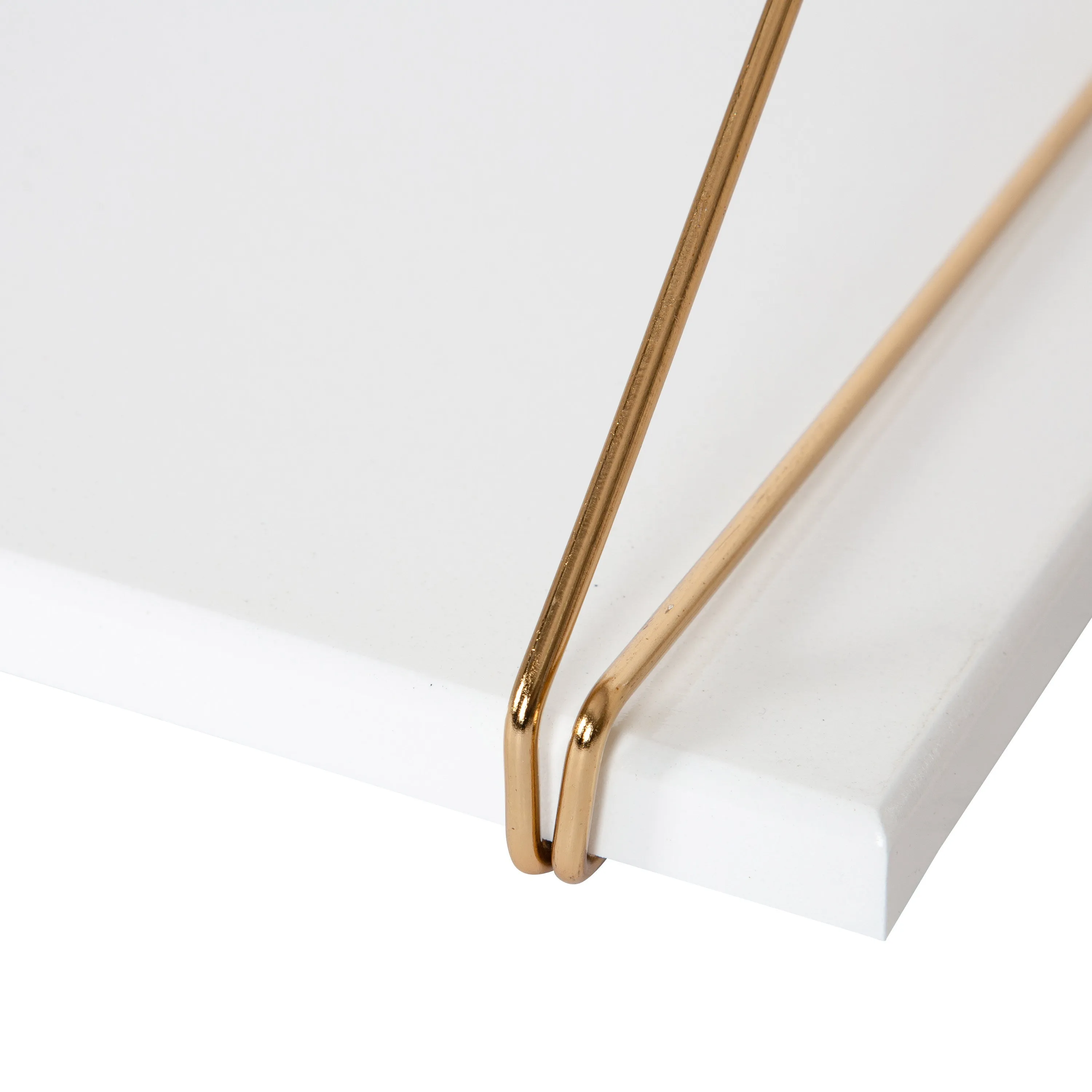 Vista Wall Mounted Wooden Desk Shelf