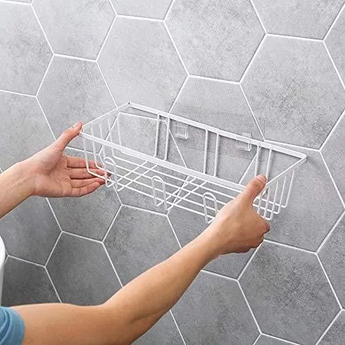 Wall Mounted Storage Shelf for Kitchen & Bathroom