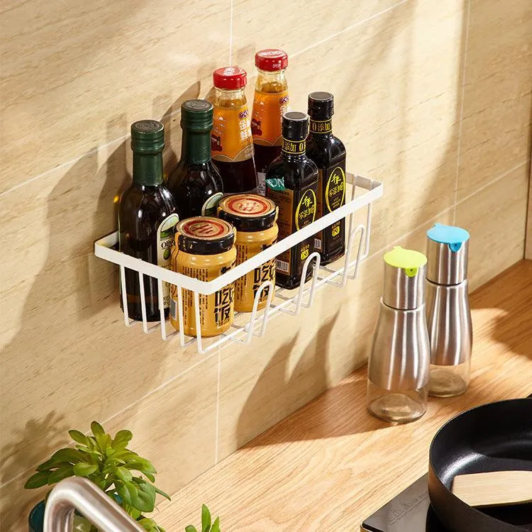 Wall Mounted Storage Shelf for Kitchen & Bathroom