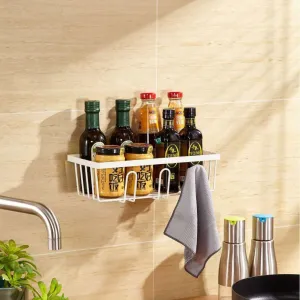 Wall Mounted Storage Shelf for Kitchen & Bathroom
