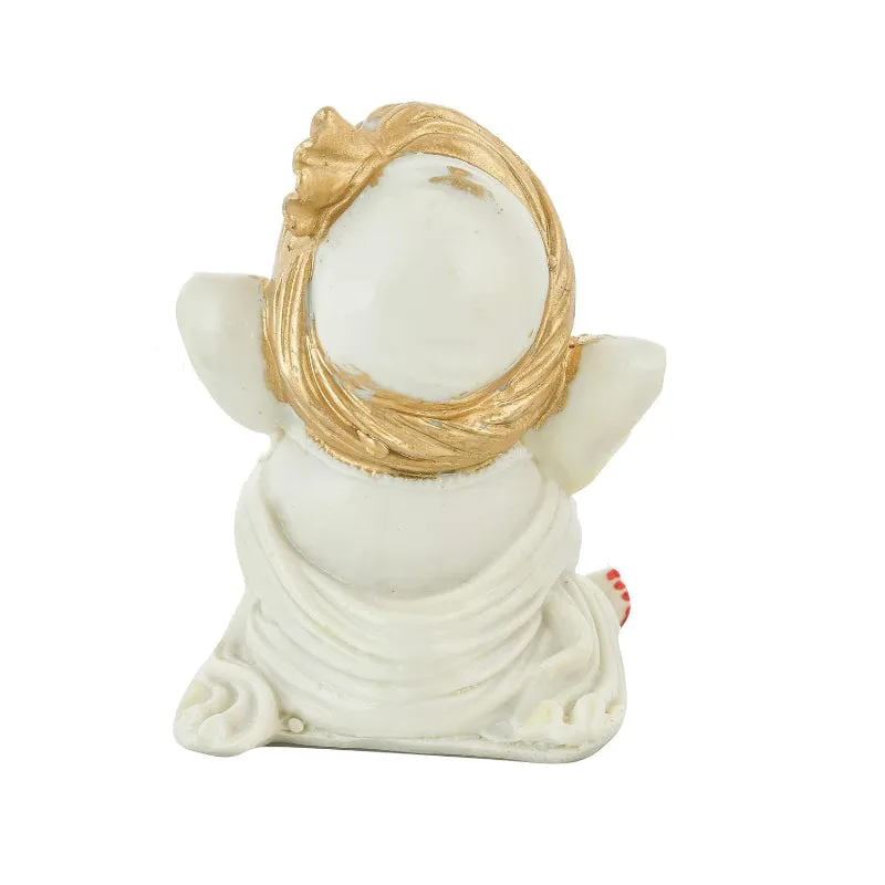 White Bal Ganesha Idol