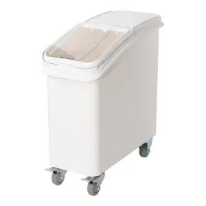 Winco IB-21 21 Gallon Ingredient Bin with Brake Casters and Scoop