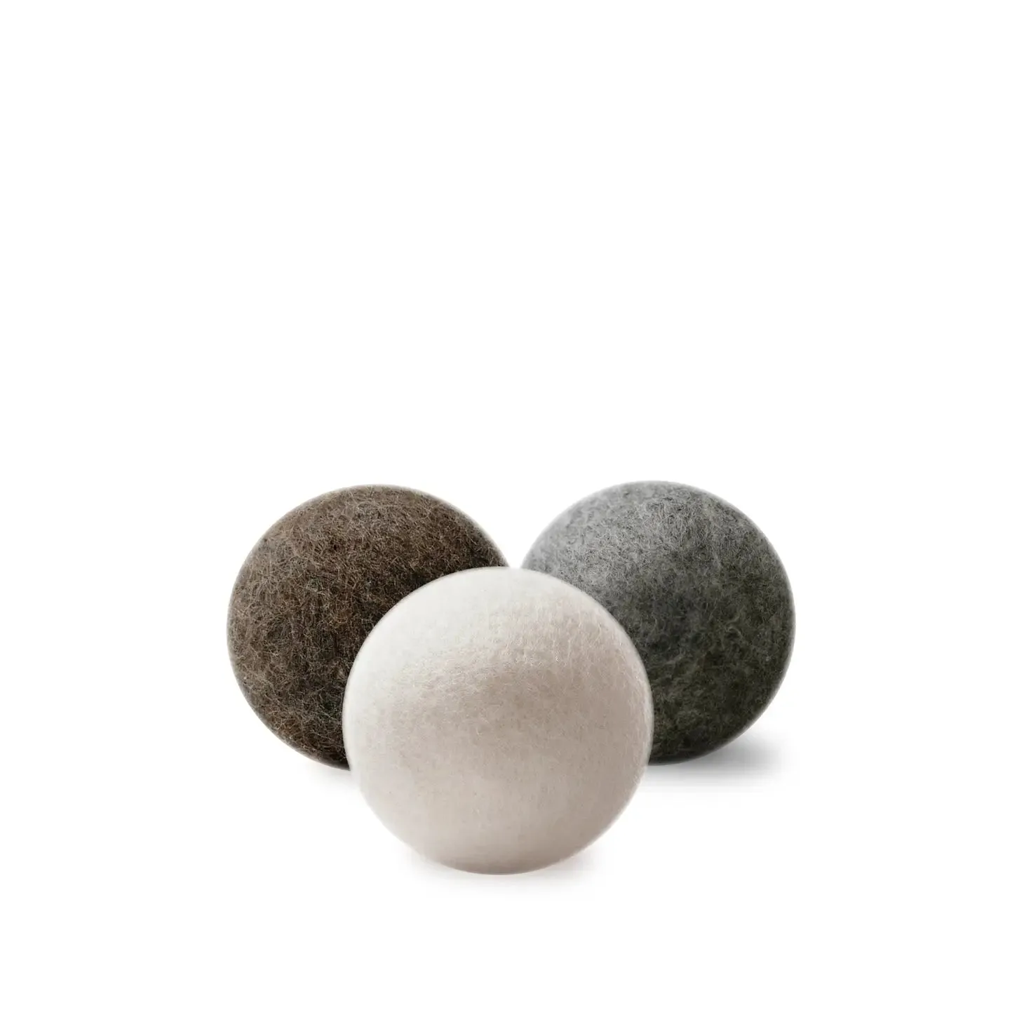 Wool Dryer Balls - All Natural- 100% Wool - Box of 3
