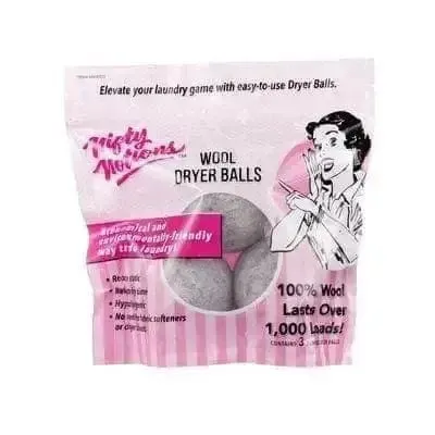 Wool Dryer Balls Grey 3ct