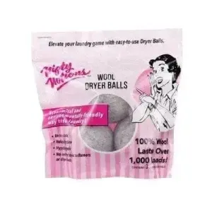 Wool Dryer Balls Grey 3ct