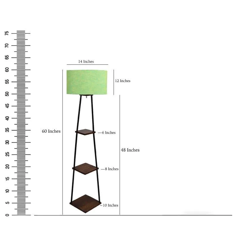 Zuri Black Pyramid Floor Lamp