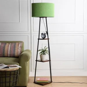 Zuri Black Pyramid Floor Lamp