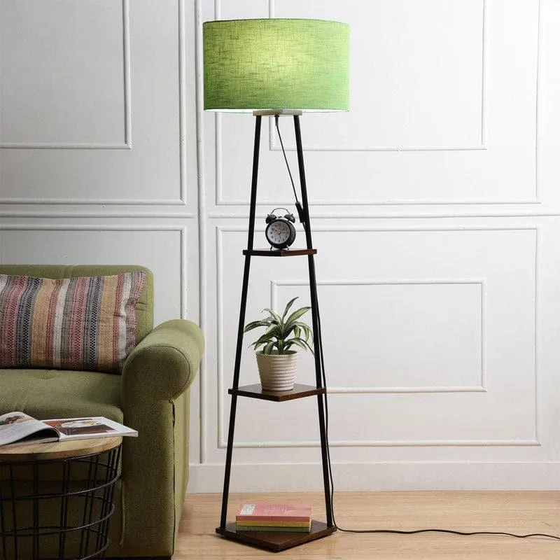 Zuri Black Pyramid Floor Lamp